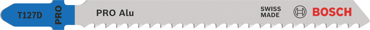 Lâmina de serra tico-tico Bosch PRO Alu T127D para cortar alumínio.
