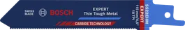 Lâmina de serra de metal duro Bosch EXPERT Thin Tough Metal.
