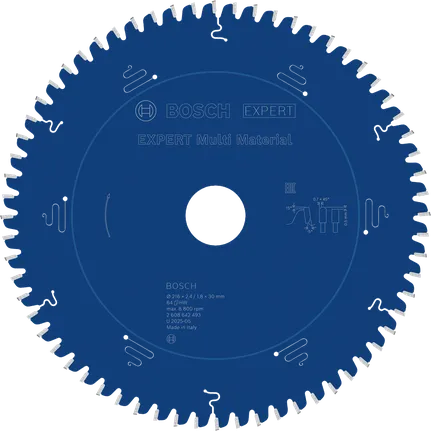 Lâmina de serra circular multimaterial Bosch EXPERT, 216 mm.