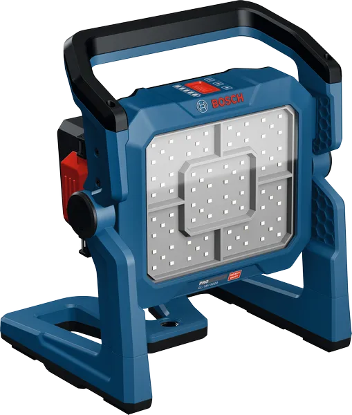 Luz LED sem fios Bosch GLI18V-5000 para locais de trabalho.