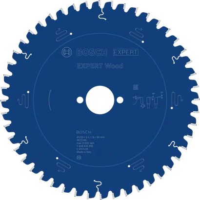 Lâmina de serra circular Bosch EXPERT Wood, 48 dentes.