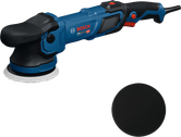 Polidora orbital aleatória Bosch GPX9-125S com boina.