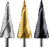 Bosch step drill bits for cable gland holes.