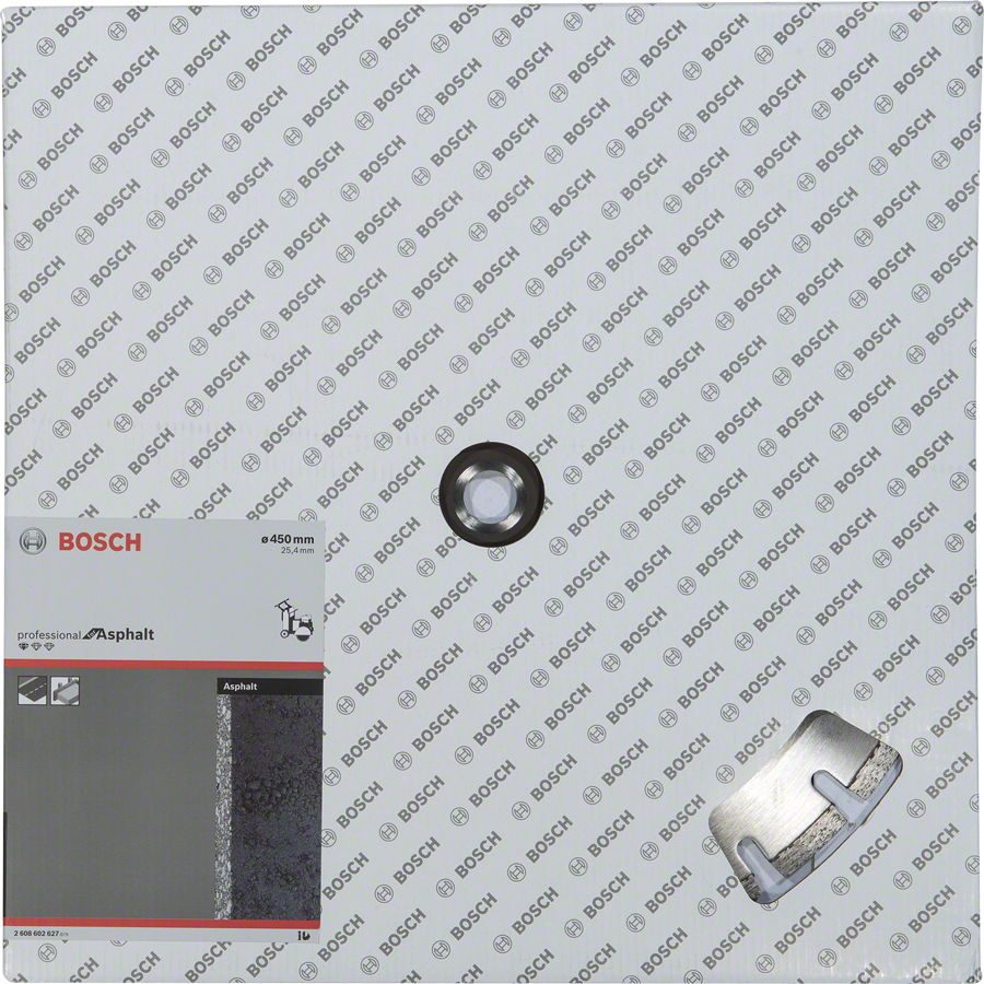 Bosch diamond blade for asphalt cutting.