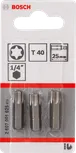 Bosch T40 25mm screwdriver bits set 3-pack.