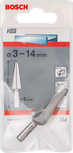 Bosch sheet metal cone bit 3-14 mm for cylindrical drilling.