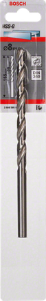 Bosch 8mm HSS-G metal drill bit.