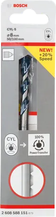 Bosch concrete drill bit CYL-5 8mm.
