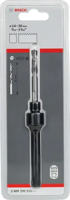 Bosch SDS plus adapter 6.35 mm for hole saws.