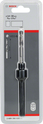 Bosch SDS plus adapter 6.35 mm for hole saws.