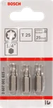 Bosch T25 25mm screwdriver bits set of three.