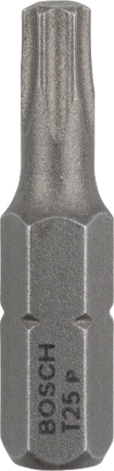 Bosch screwdriver bit Extra Hard T25 for hex shank drills.