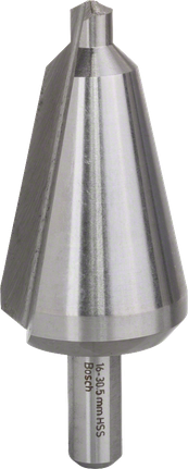 Bosch step drill bit for precise hole enlargement.
