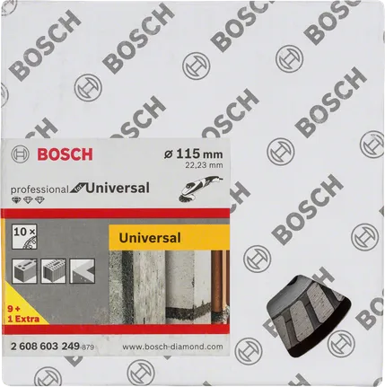 Bosch Universal Turbo diamond cutting disc 115 mm.