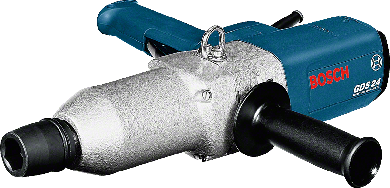 Bosch GDS 24 impact wrench with 3/4 inch square bit holder.