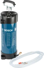 Bosch water pressure container with hose for drilling.