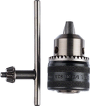 Bosch keyed chuck 13 mm with replacement key.
