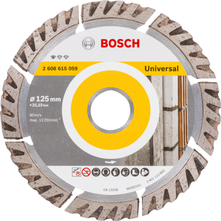 Bosch Standard Concrete Diamond Cutting Disc 115mm 