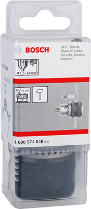 Bosch keyed chuck 13 mm for drill accessories.