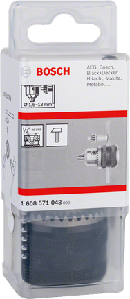 Bosch keyed chuck 13 mm for drill accessories.