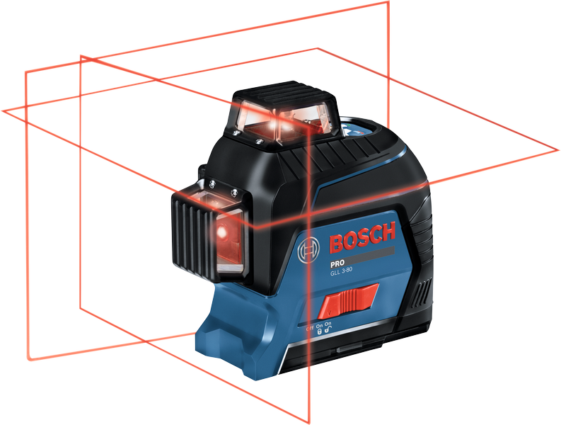 Bosch GLL 3-80 CG Professional Green Line Laser Level With BM1 Set