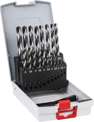 Bosch HSS Twist Drill Bit PointTeQ 19-piece set in ProBox.