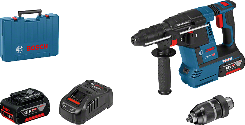 Gbh 18v 26f Cordless Rotary Hammer With Sds Plus Bosch Professional