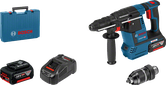 Bosch GBH 18V-26F cordless rotary hammer kit.