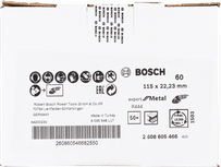 Bosch fibre sanding disc R444 Expert for Metal grit 60.