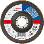 Bosch X431 flap disc for metal, 125mm diameter P80 grit.
