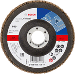 Bosch X431 flap disc for metal, 125 mm grit 40.