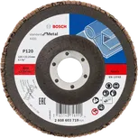 Bosch X431 flap disc 125mm for metal, grit 120.