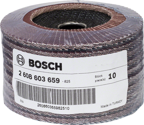 Bosch X431 flap disc 125mm grit 120 for metal.