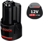 Bosch 12V 2.0Ah lithium-ion battery.