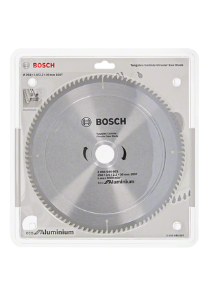 Bosch EC AL B 254x30-100 aluminium circular saw blade.