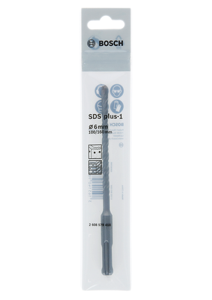 Bosch SDS plus-1 hammer drill bit 6x100x160mm.