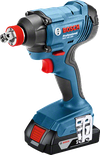 Bosch GDX 180-LI impact driver set with battery and charger.