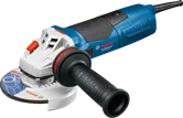 Bosch GWS 17-125 CIE angle grinder with side handle.