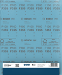 Bosch PRO F355 Sanding Roll G100 230x280 mm sheet.