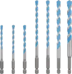 Bosch EXPERT HEX-9 Multi Construction Drill Bit Set, 7 pcs.