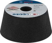 Bosch PRO Stone Conical Cup Wheel G30 for grinding stone.