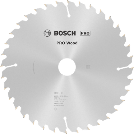 Bosch PRO Wood circular saw blade, 230 mm 36 teeth.