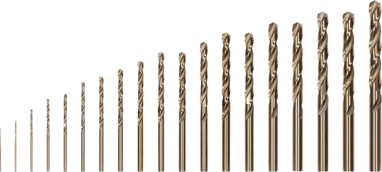 Bosch PRO Stainless Steel HSS-Co Twist Drill Bit Set, 19 sizes.