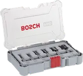 Bosch PRO Router Bit Straight Set 8 mm shank 6 pieces.