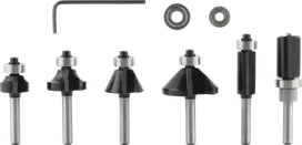 Bosch PRO Router Bit Trim and Edging Set 6 pcs.