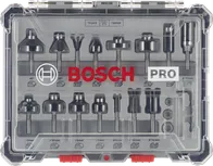 Bosch PRO Router Bit Mixed Set 15 pcs in storage case.