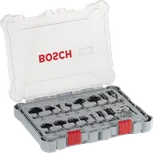 Bosch PRO Router Bit Mixed Set 15 pcs in storage case.