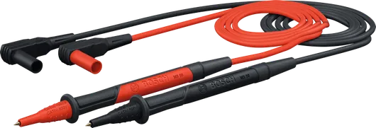 Bosch MS 90 test leads for voltage measurement.