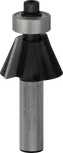 Bosch PRO Router Bit Chamfer 25° with 8 mm shank.