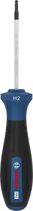 Bosch PRO Screwdriver H2 x 60 mm with ergonomic handle.